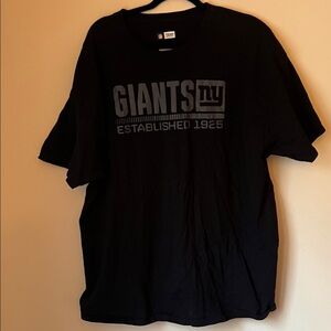 NFL Black Giants Graphic Tee size 2xl